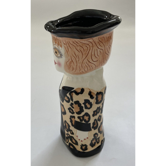Vintage “Francis”‎ Bella Casa Susan Paley By GANZ Lady Vase 10" - Picture 2 of 10